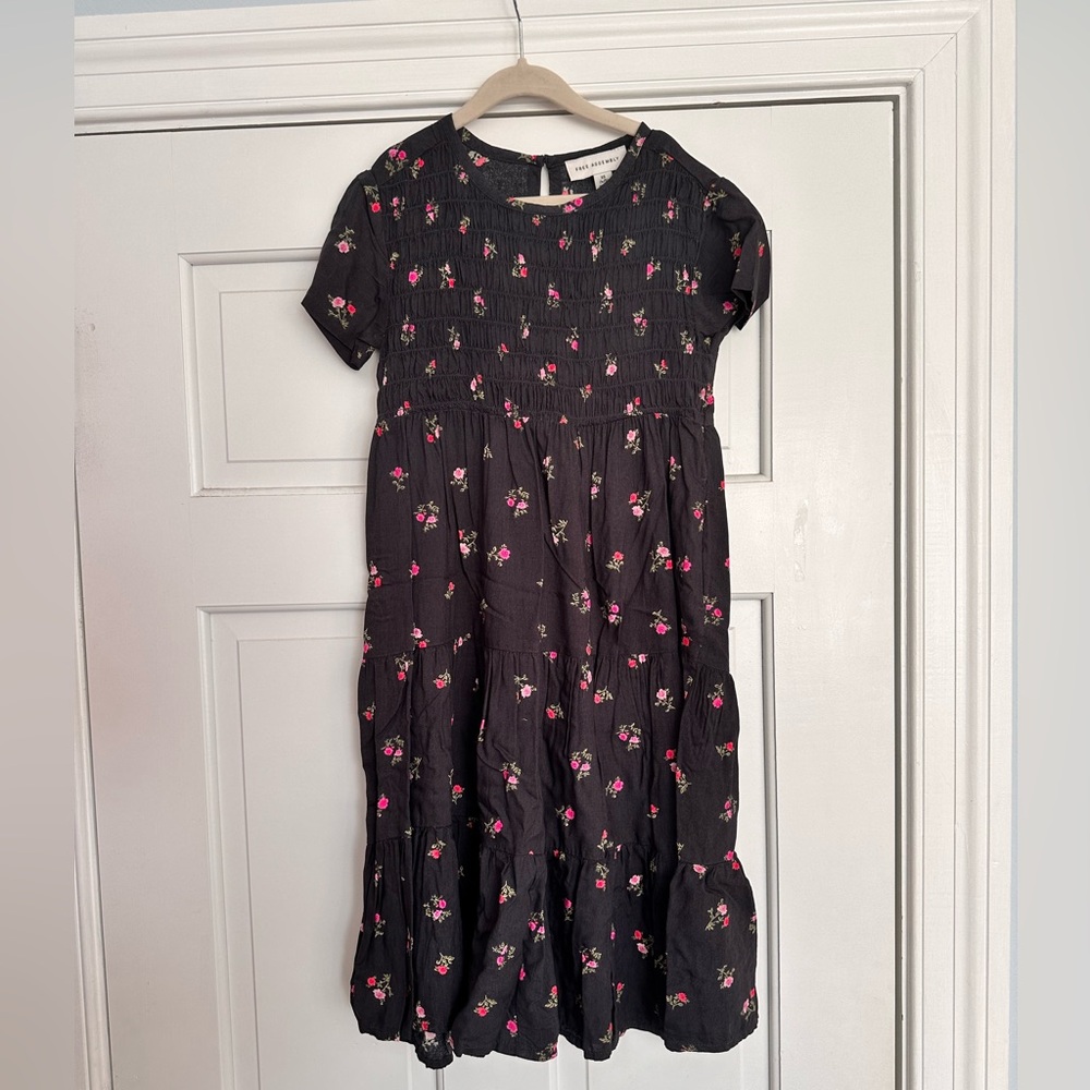 Free Assembly Girls Rosebud Tiered Maxi Dress - Size XS (4/5)